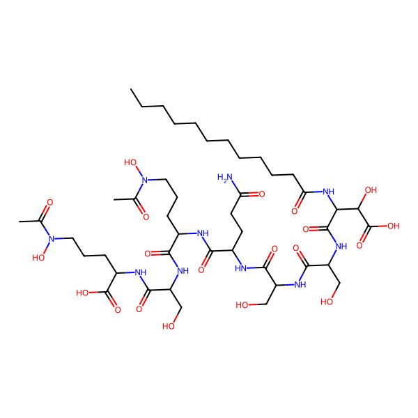 2D Structure of Aquachelin B
