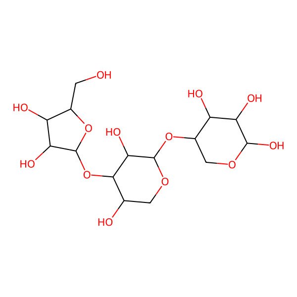 2D Structure of Araf(a1-3)Xyl(b1-4)b-Xyl 2D Structure of Araf(a1-3)Xyl(b1-4)b-Xyl