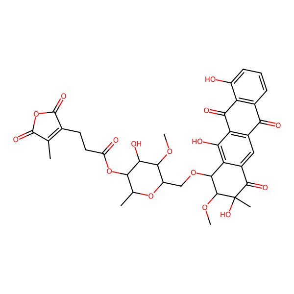 2D Structure of Aranciamycin anhydride
