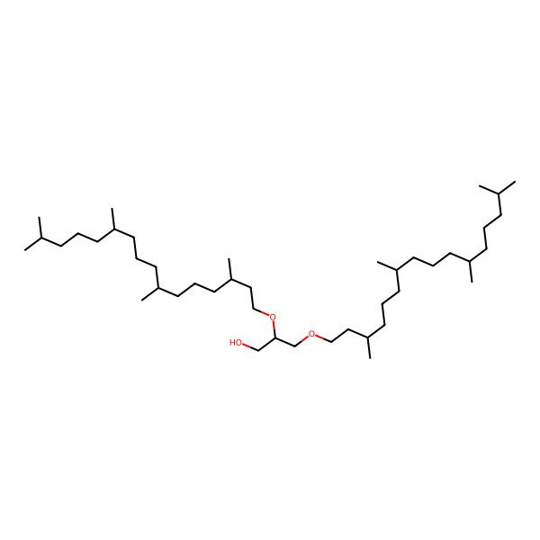 2D Structure of 2,3-di-O-(3'R,7'R,11'R,15'-tetramethylhexadecyl)-sn-glycerol