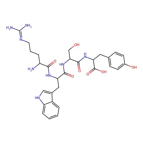 2D Structure of Arg-Trp-Ser-Tyr