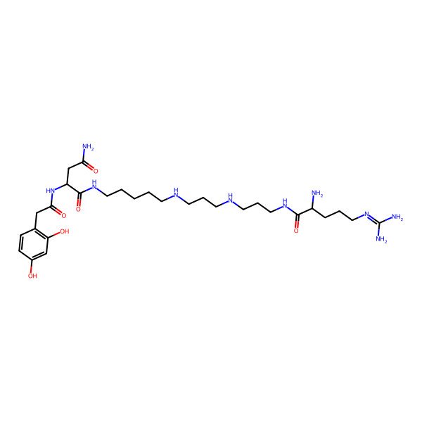 2D Structure of Argiotoxin 636