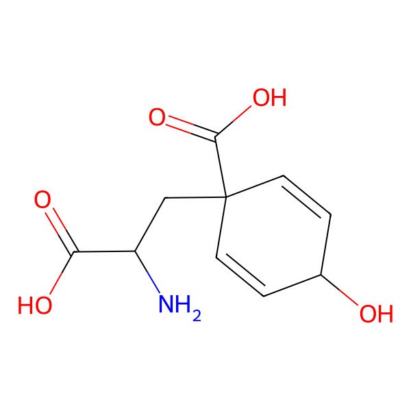 2D Structure of Arogenic acid