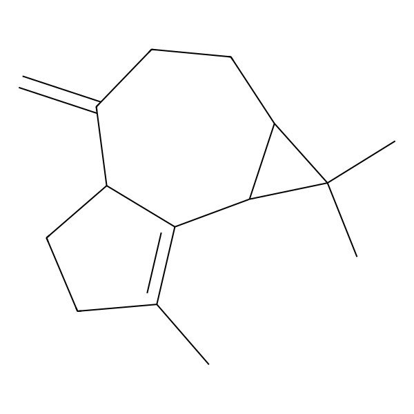 2D Structure of Aromadendra-4,10(14)-diene