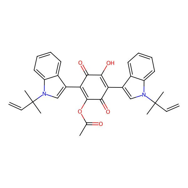 2D Structure of ARQ monoacetate