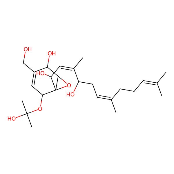 2D Structure of Arthrobotrisin B 1'-acetonide