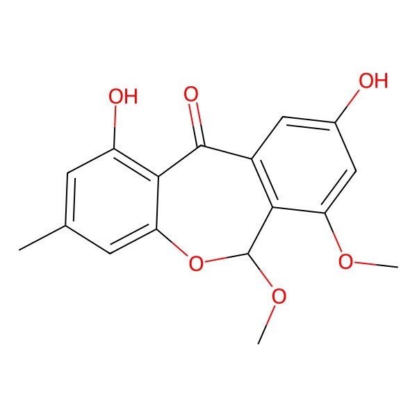 2D Structure of Arugosin J