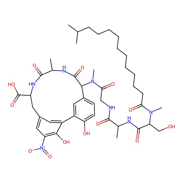 2D Structure of Arylomycin B6