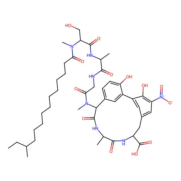 2D Structure of Arylomycin B7