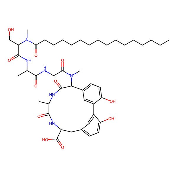 2D Structure of Arylomycin C16