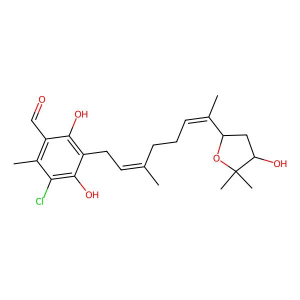 2D Structure of Ascofuranol