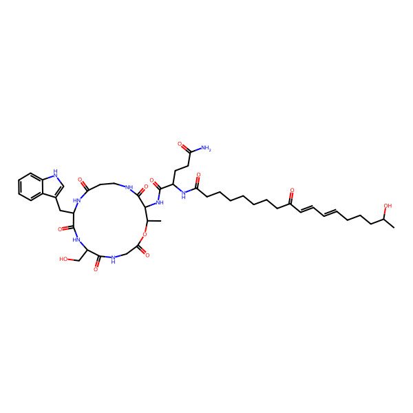 2D Structure of Aselacin B