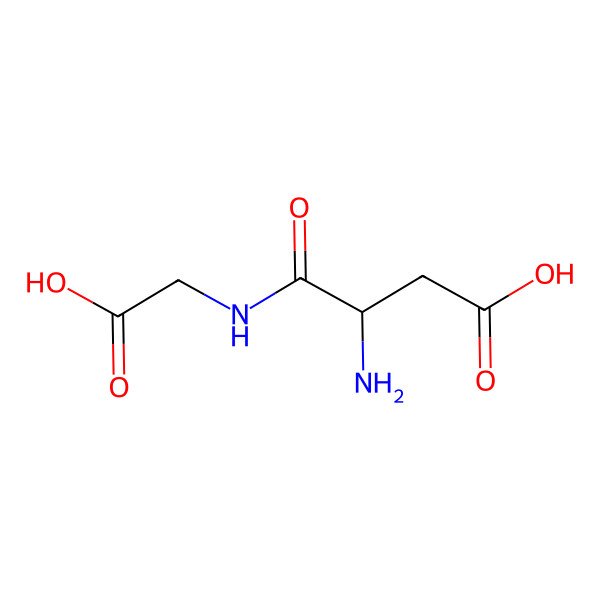 2D Structure of Aspartylglycine