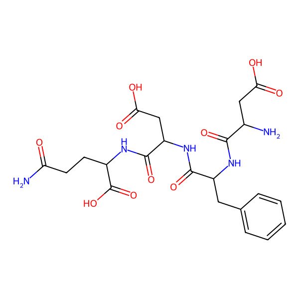 2D Structure of Asp-Phe-Asp-Gln
