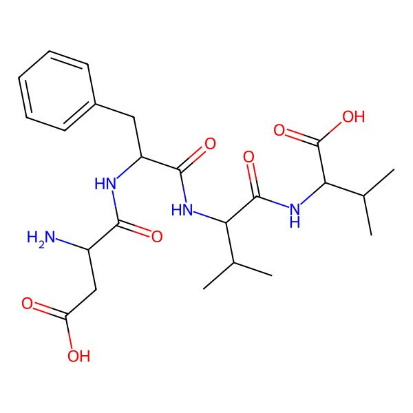 2D Structure of Asp-Phe-Val-Val