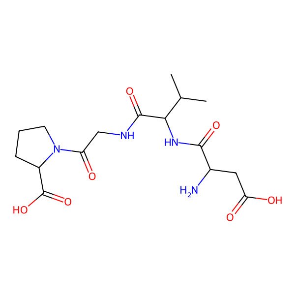 2D Structure of Asp-Val-Gly-Pro