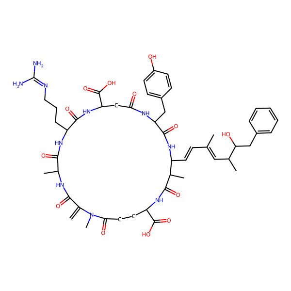 2D Structure of [Asp3,DMAdda5]MC-RY