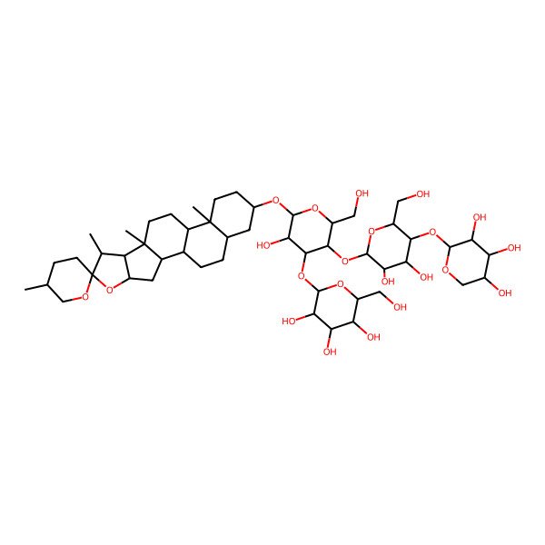 2D Structure of asparagoside F