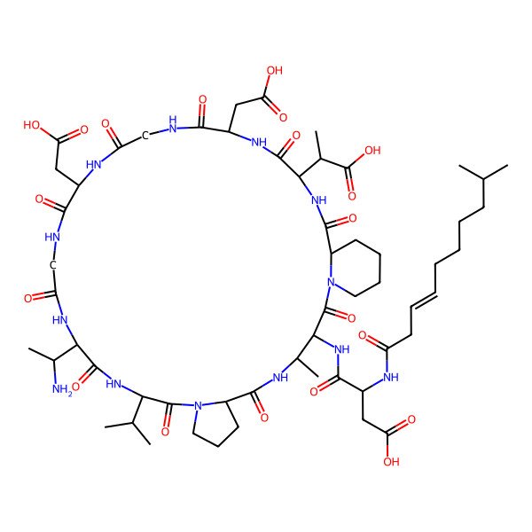 2D Structure of Aspartocin E