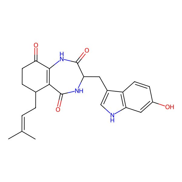 2D Structure of Asperdiazapinone E