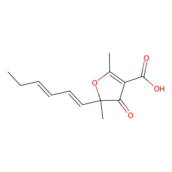 2D Structure of Asperfuranone B