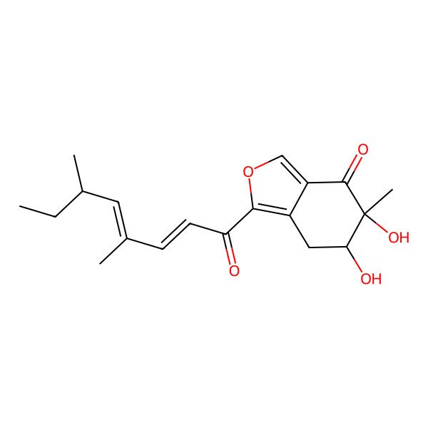 2D Structure of Asperfuranone