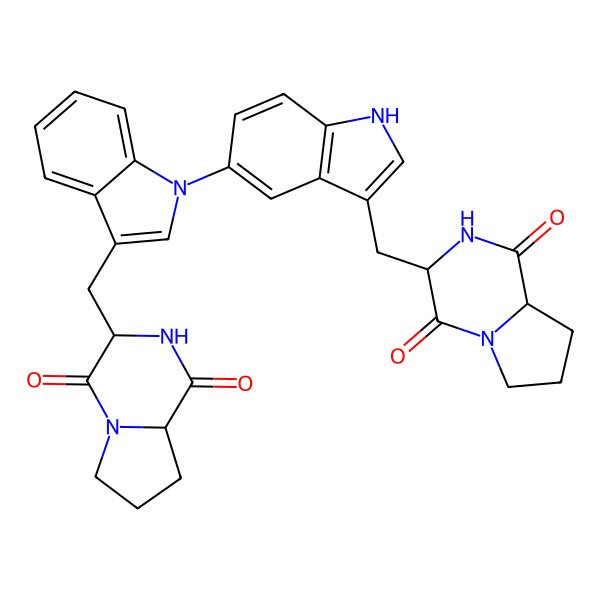 2D Structure of Aspergilazine A