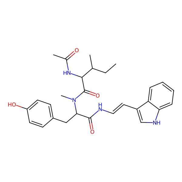 2D Structure of Aspergillamide C