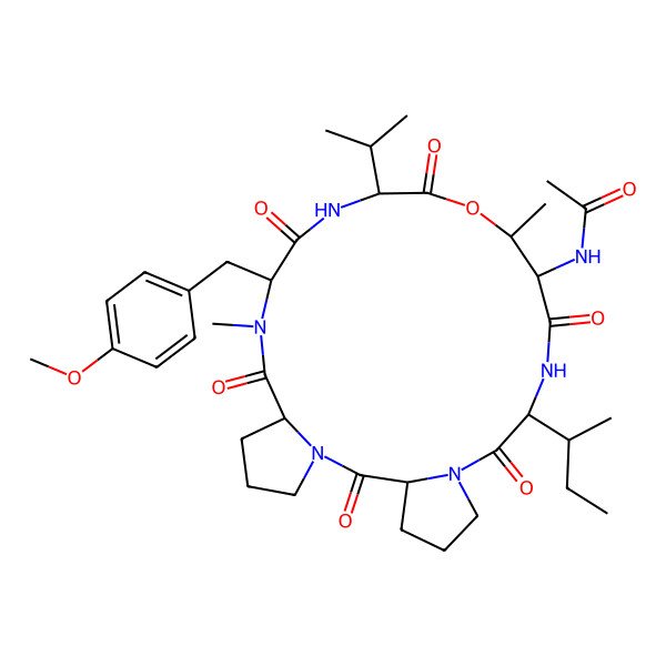 2D Structure of Aspergillicin A