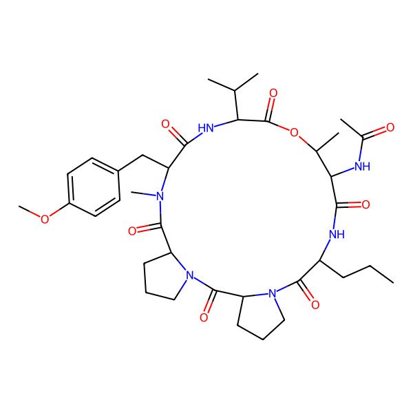 2D Structure of Aspergillicin B