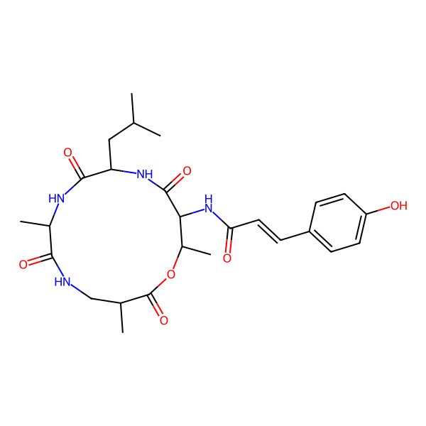 2D Structure of Aspergillipeptide B 2D Structure of Aspergillipeptide B