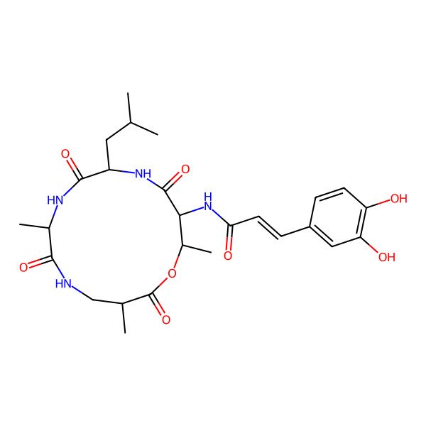 2D Structure of Aspergillipeptide C