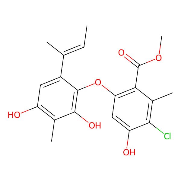 2D Structure of Aspergillusether C