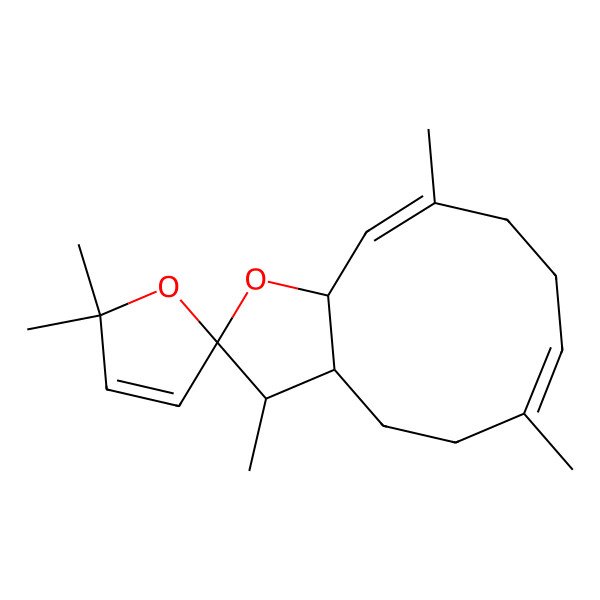 2D Structure of Asperketal B