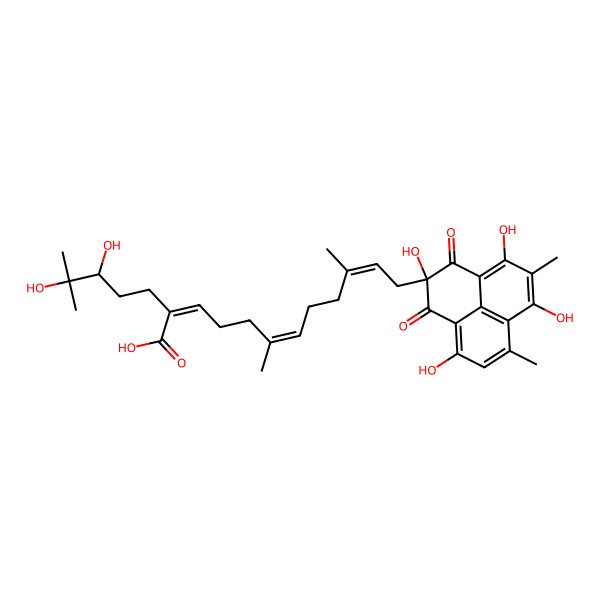 2D Structure of Asperphenalenone B