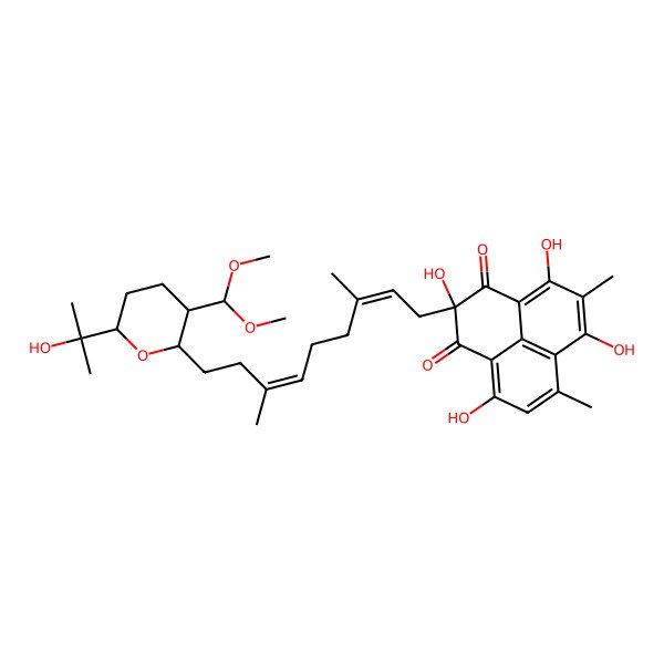 2D Structure of Asperphenalenone D