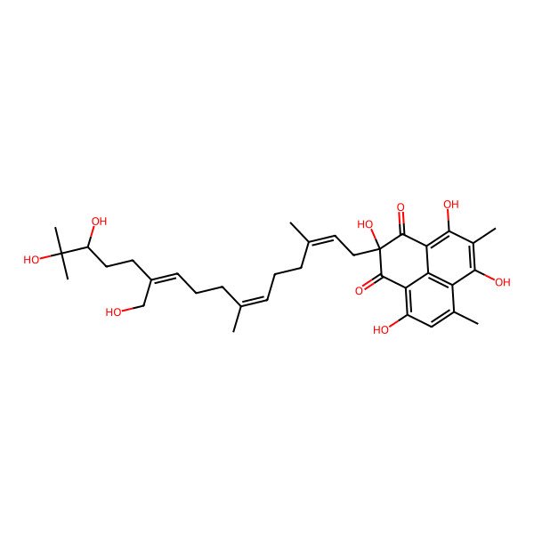 2D Structure of Asperphenalenone E