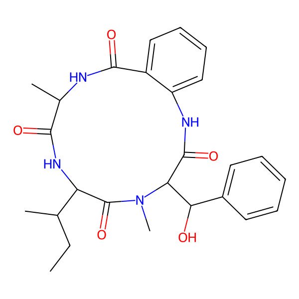 2D Structure of Asperterrestide A