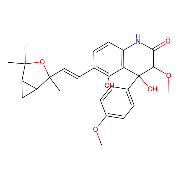 2D Structure of Aspoquinolone A