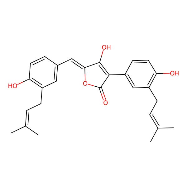 2D Structure of Aspulvinone H