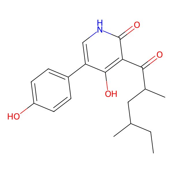 2D Structure of Aspyridone A
