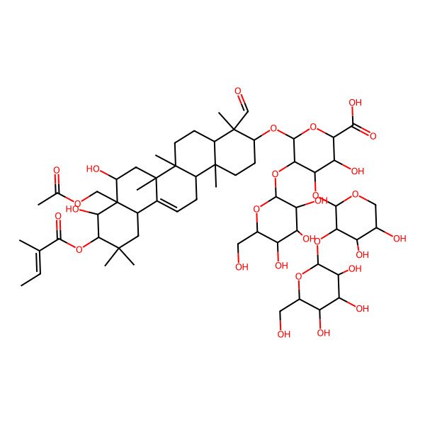 2D Structure of Assamsaponin H 2D Structure of Assamsaponin H