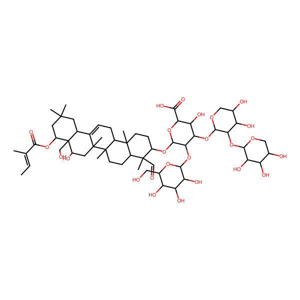 2D Structure of assamsaponins A 2D Structure of assamsaponins A