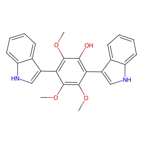 2D Structure of Asterriquinol E
