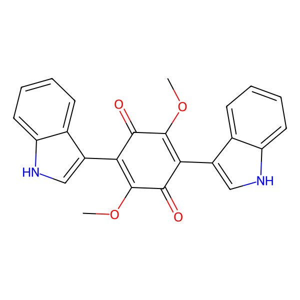 2D Structure of asterriquinone D