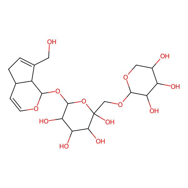 2D Structure of Aucubigenin-1-O-beta-serotinoside