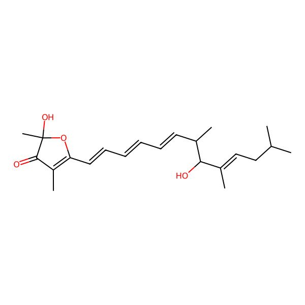 2D Structure of Aurafuron B
