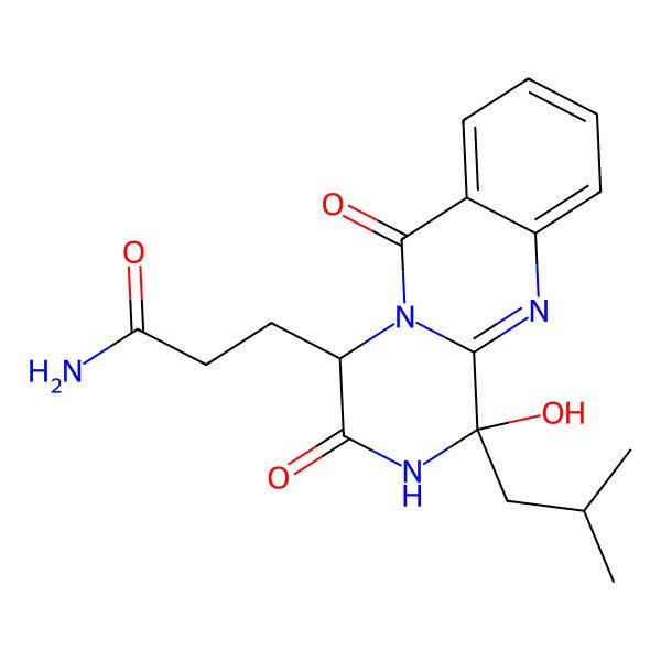 2D Structure of aurantiomide B