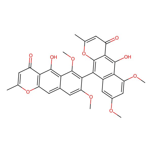2D Structure of Aurasperone A