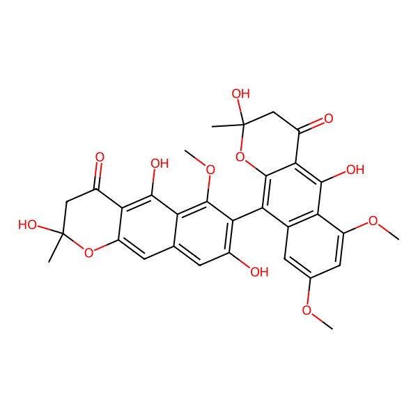 2D Structure of Aurasperone C